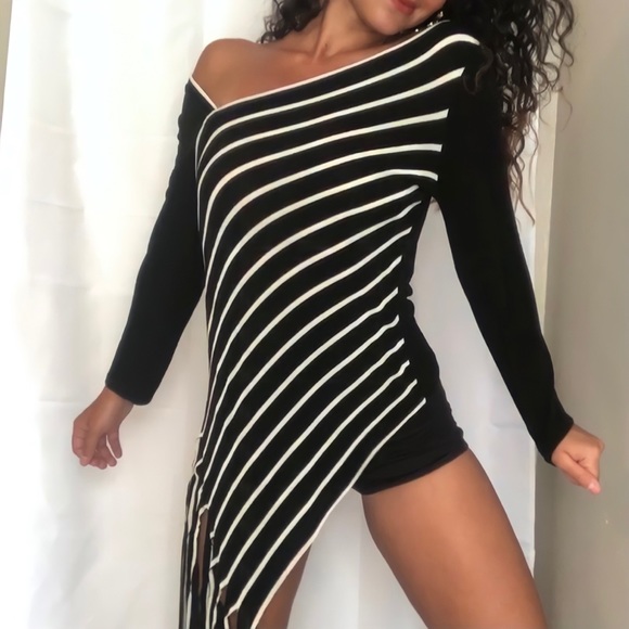 Yon Designs 90s Vintage Striped Tasseled Top - Picture 2 of 4